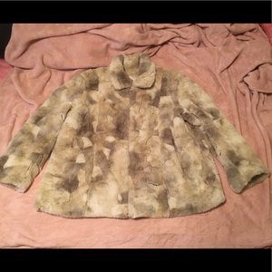 Coldwater Creek Faux Fur Coat